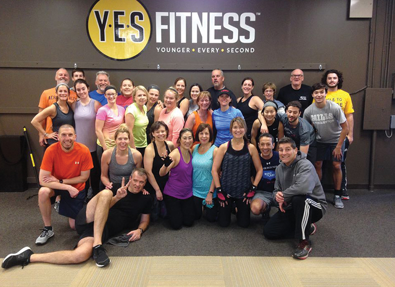 Group personal training session